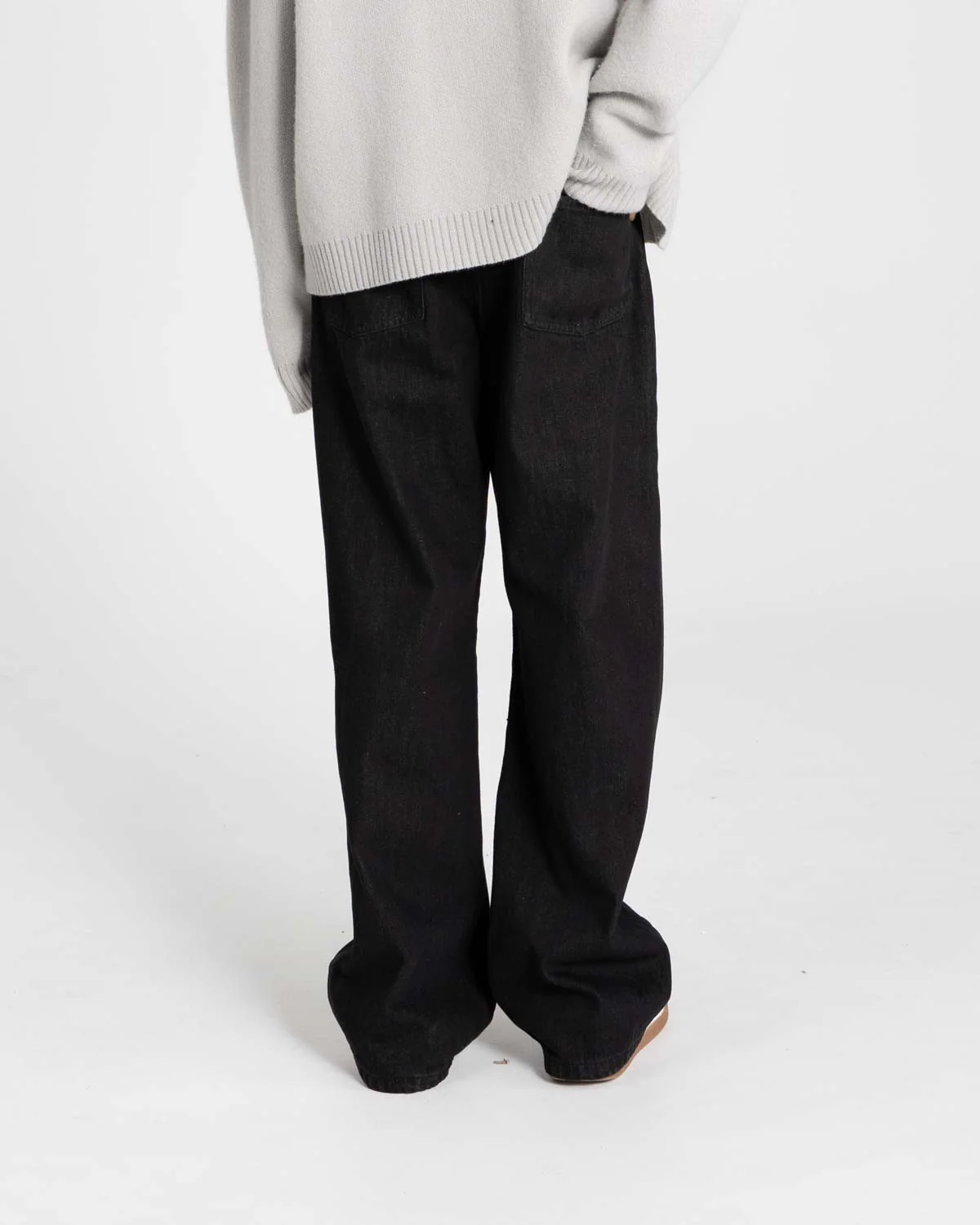Baggy denim jeans black - Image 6