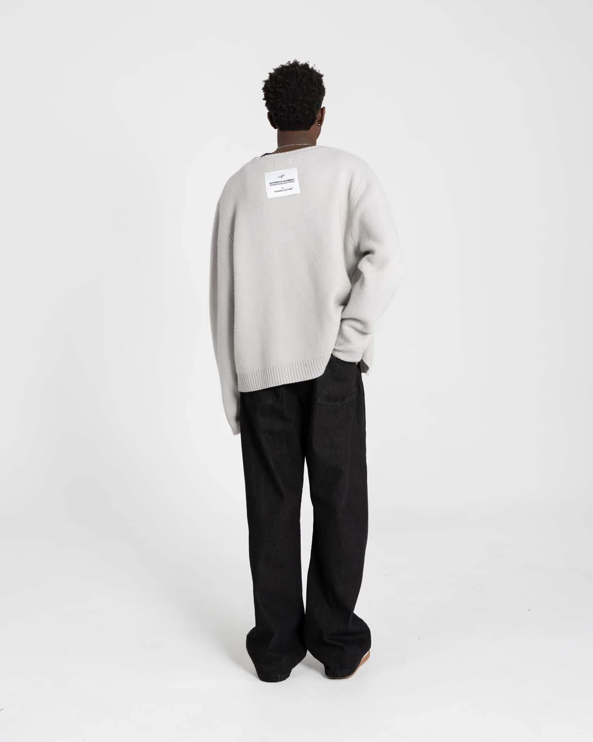 Baggy denim jeans black - Image 8