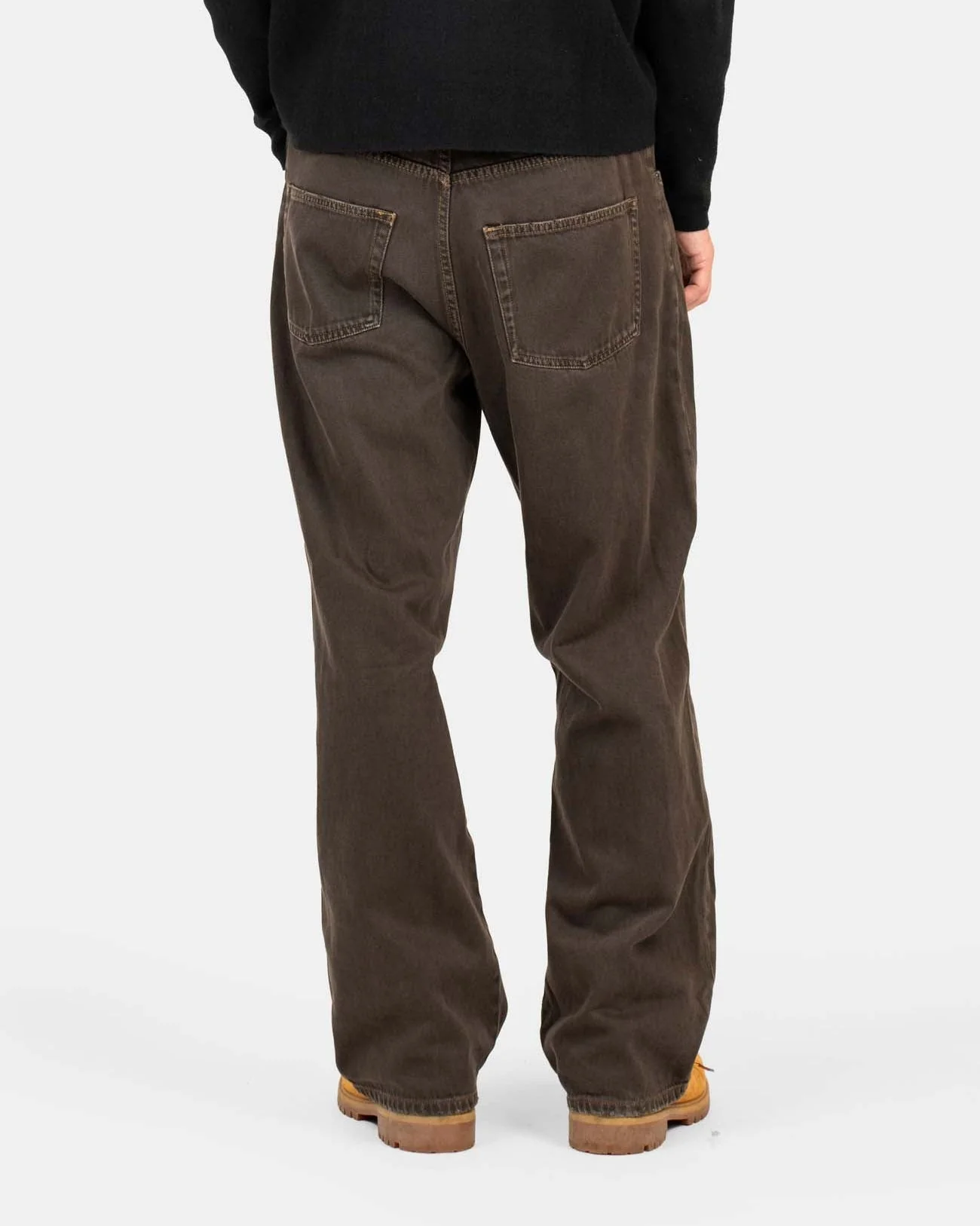 Baggy denim jeans brown - Image 4