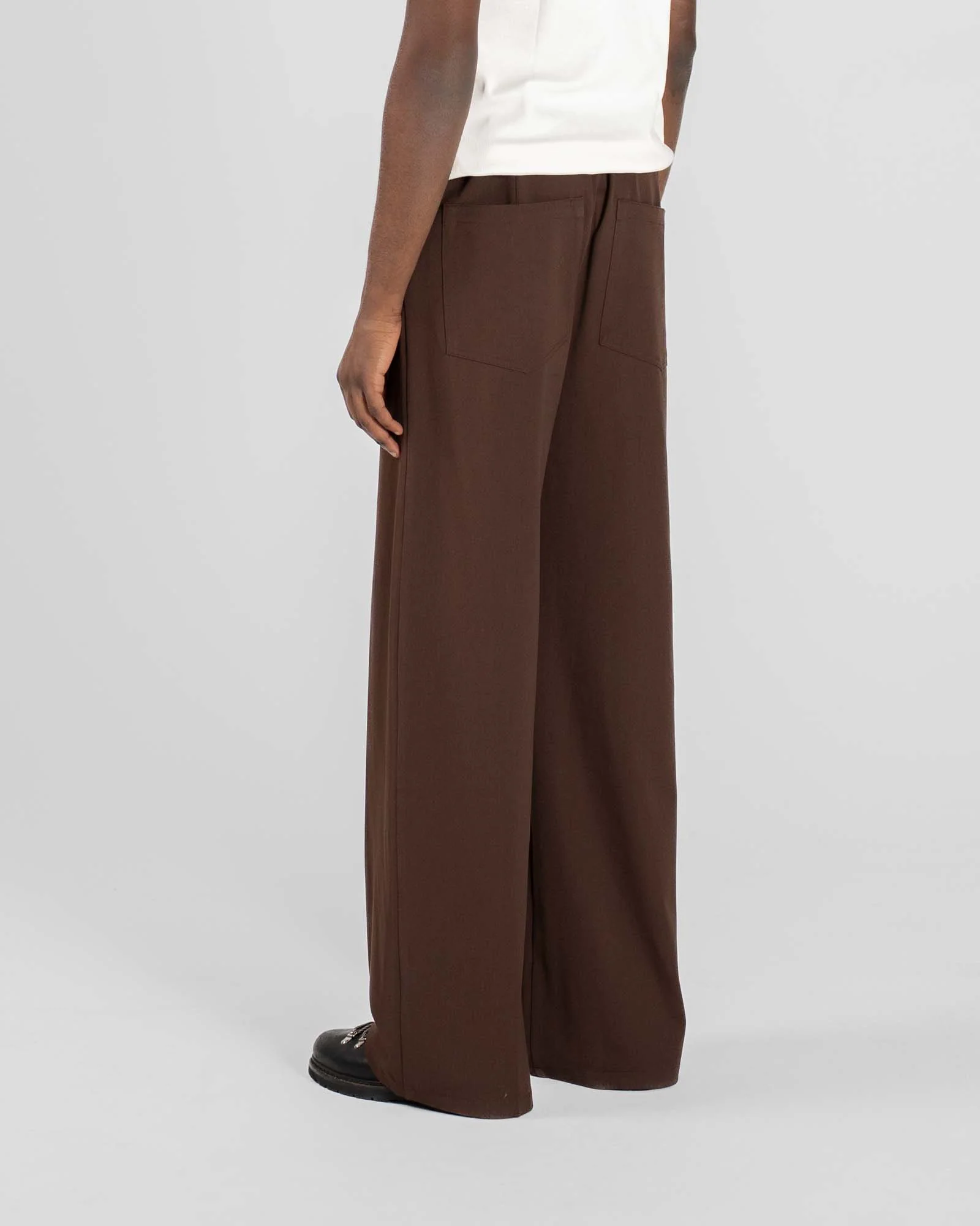 Baggy Suit Pants Brown - Image 4