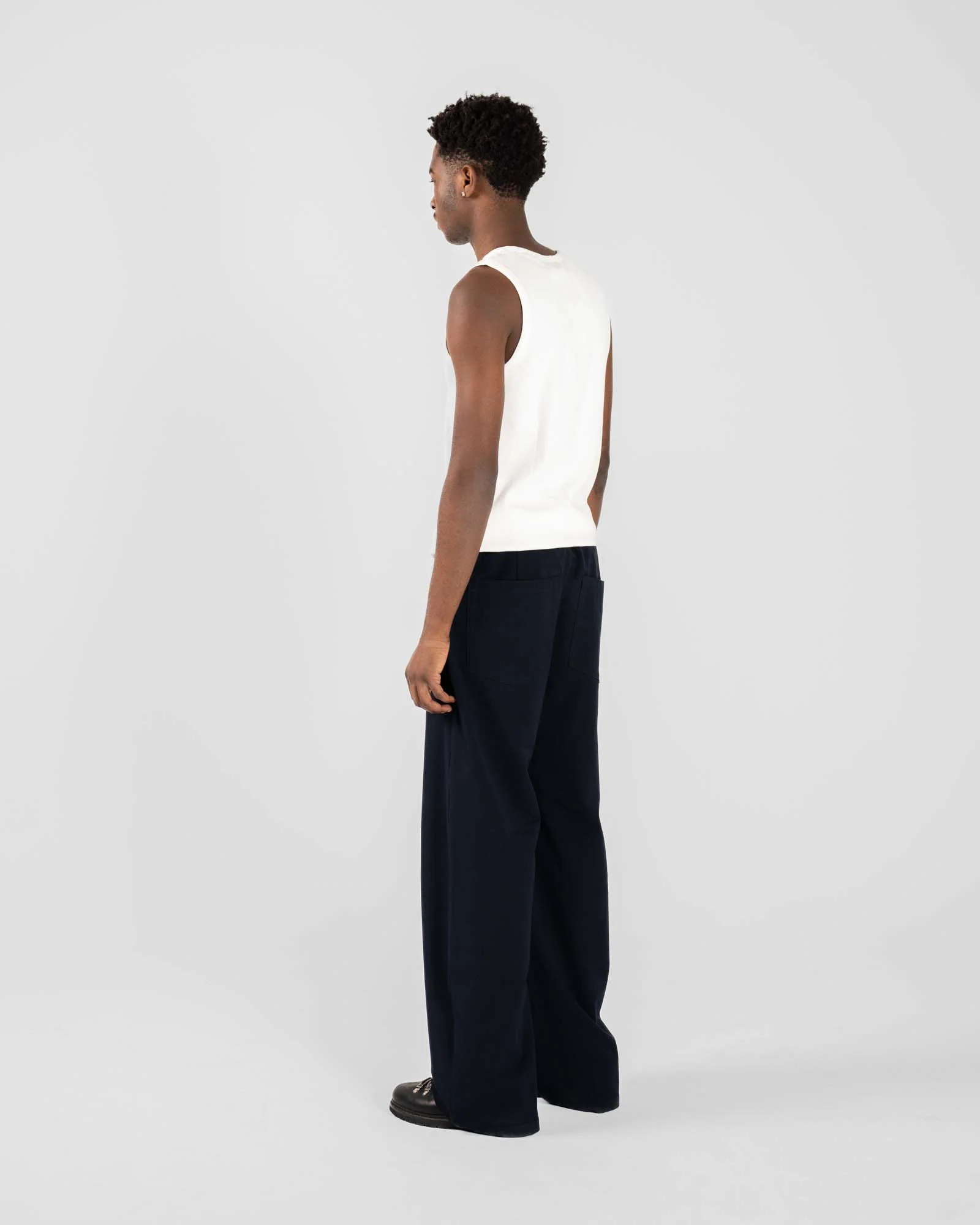 Baggy Suit Pants Navy - Image 5