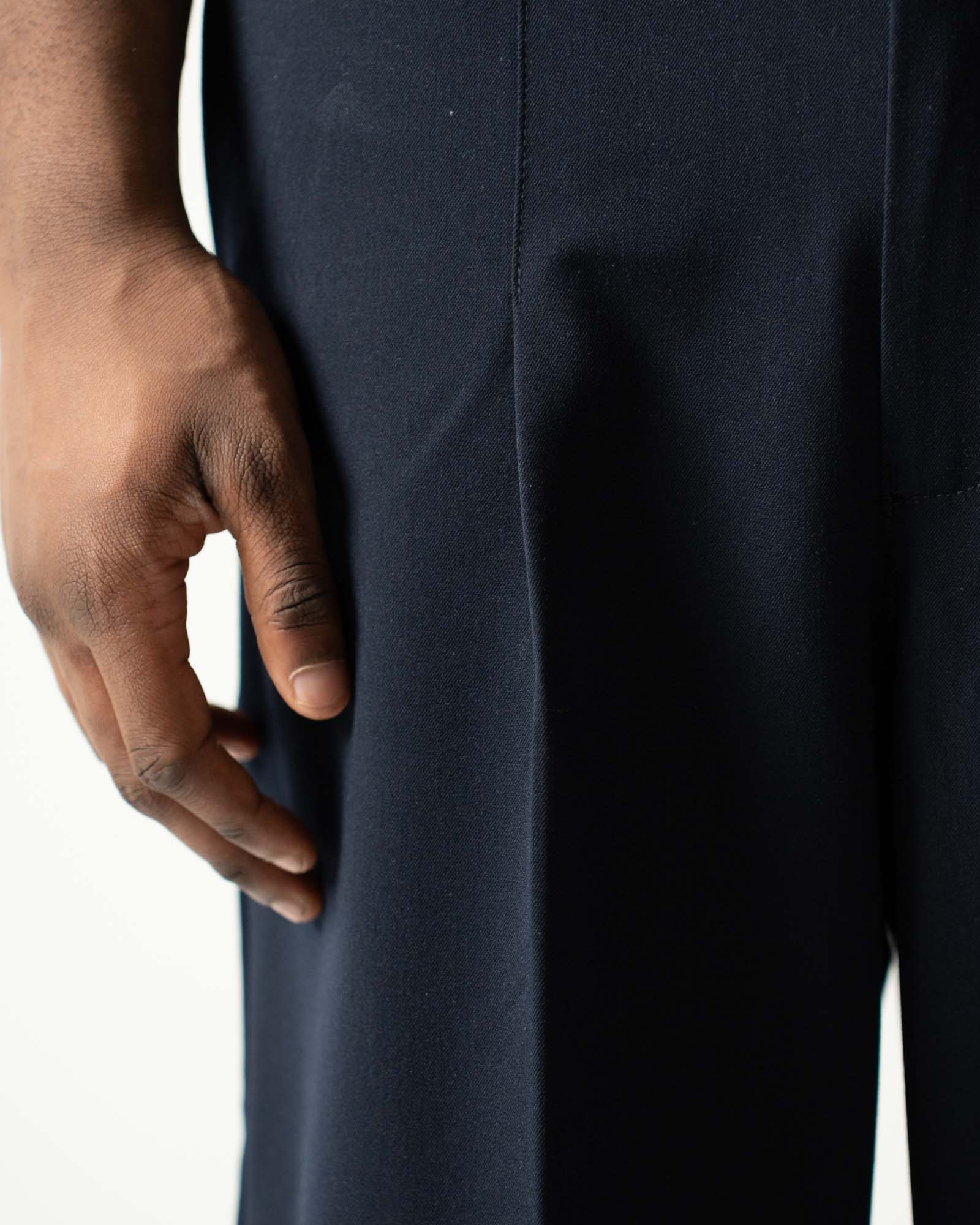 Baggy Suit Pants Navy - Image 8