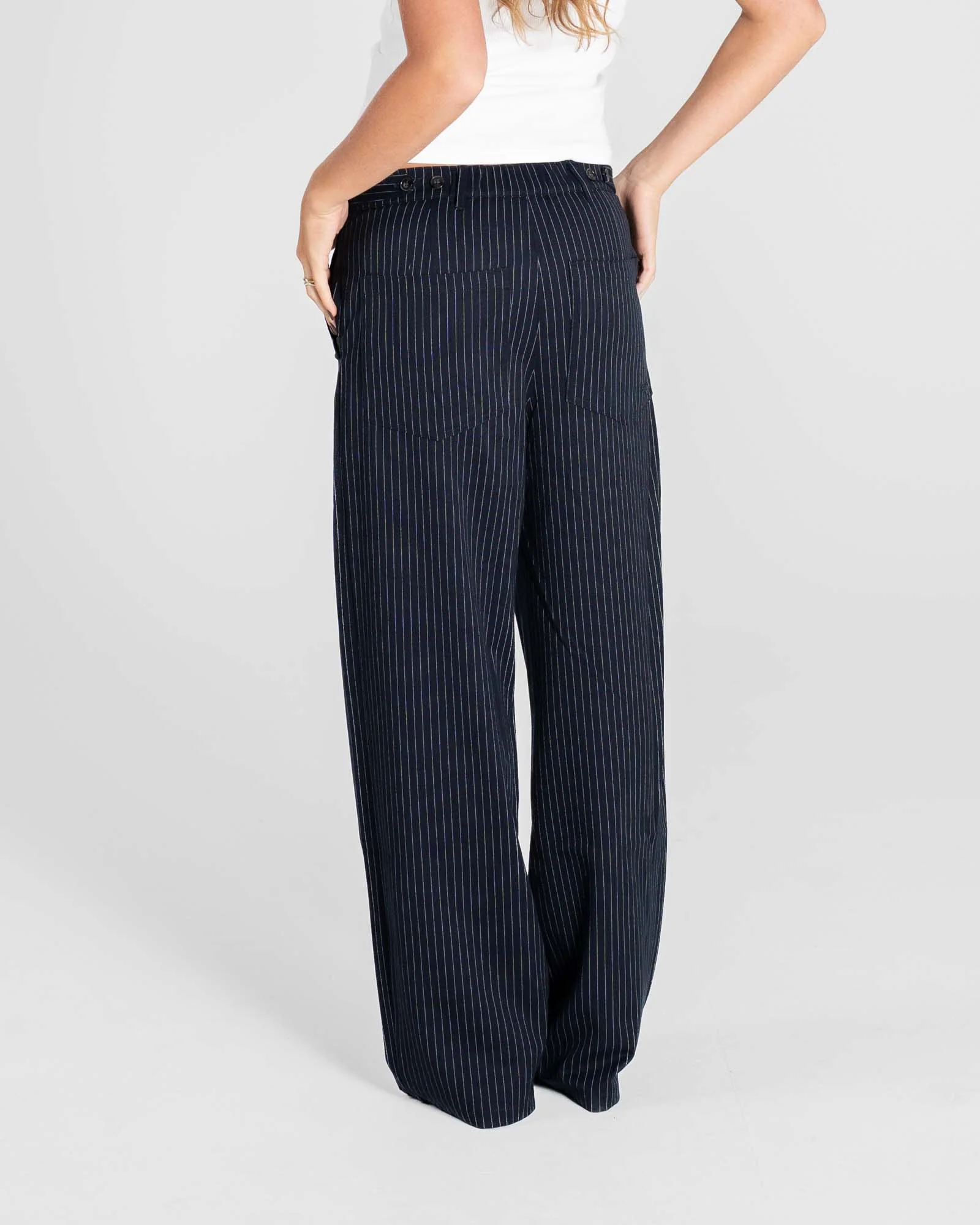 Baggy Suit Pants Pinstriped - Image 4