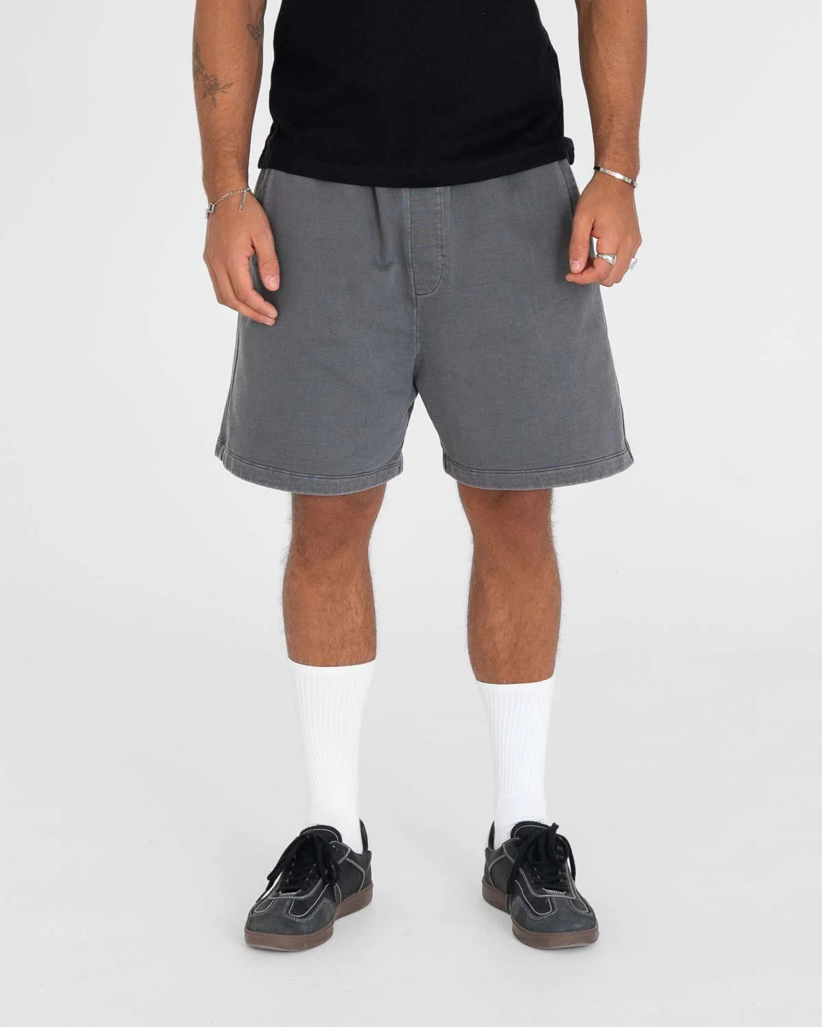 Blank Shorts Washed Gray