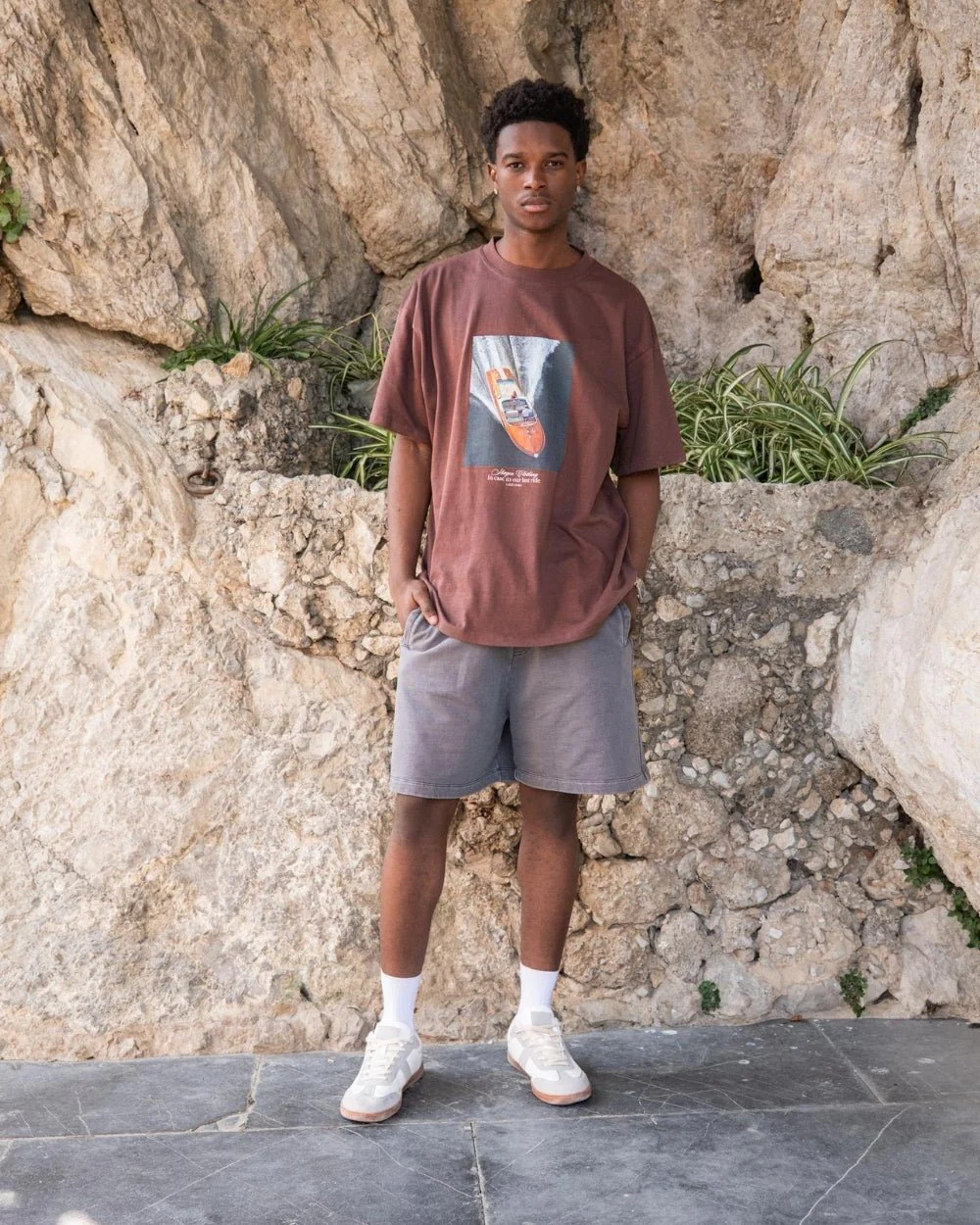 Blank Shorts Washed Gray - Image 2