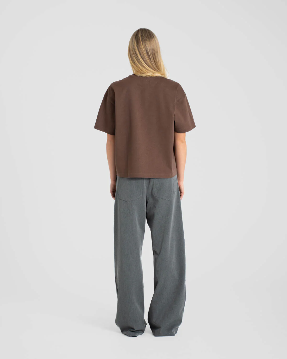 Blank T-Shirt Brown - Image 8