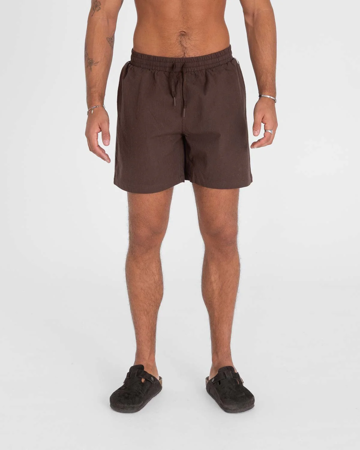 Bath shorts brown - Image 2