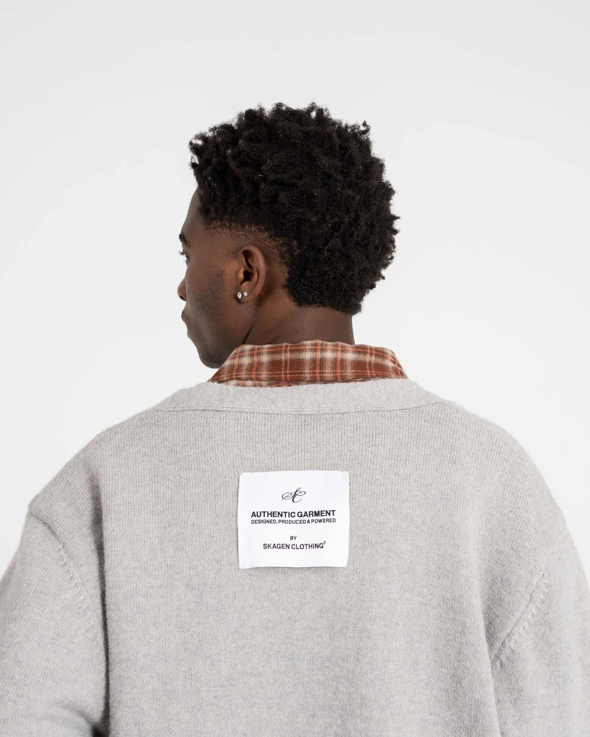 Cardigan Light Gray - Image 7
