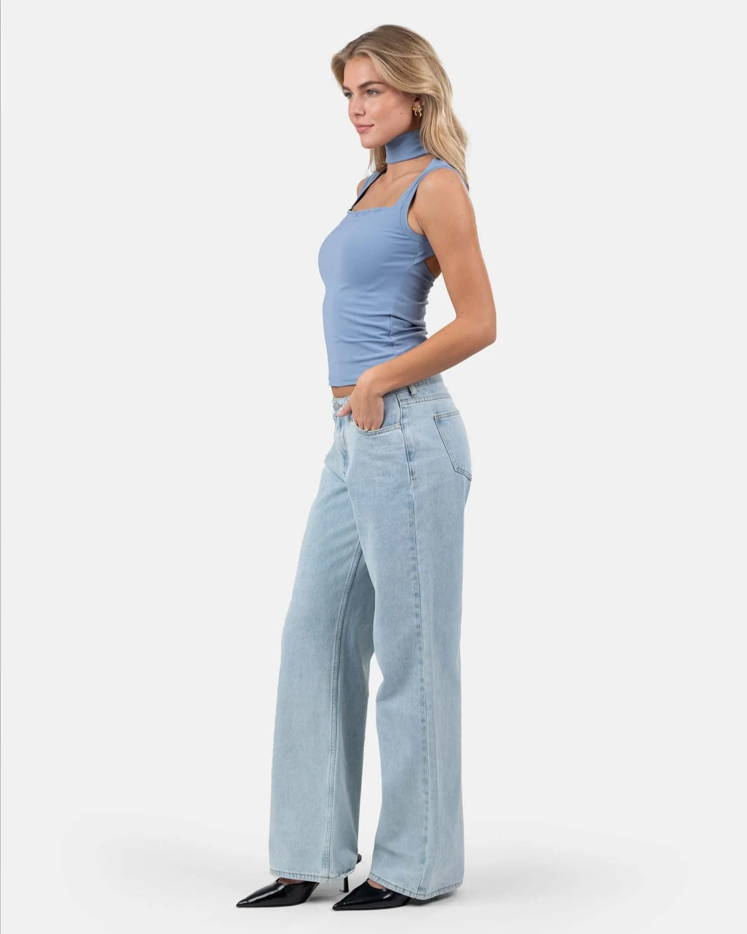 Choker Top Blue - Image 12