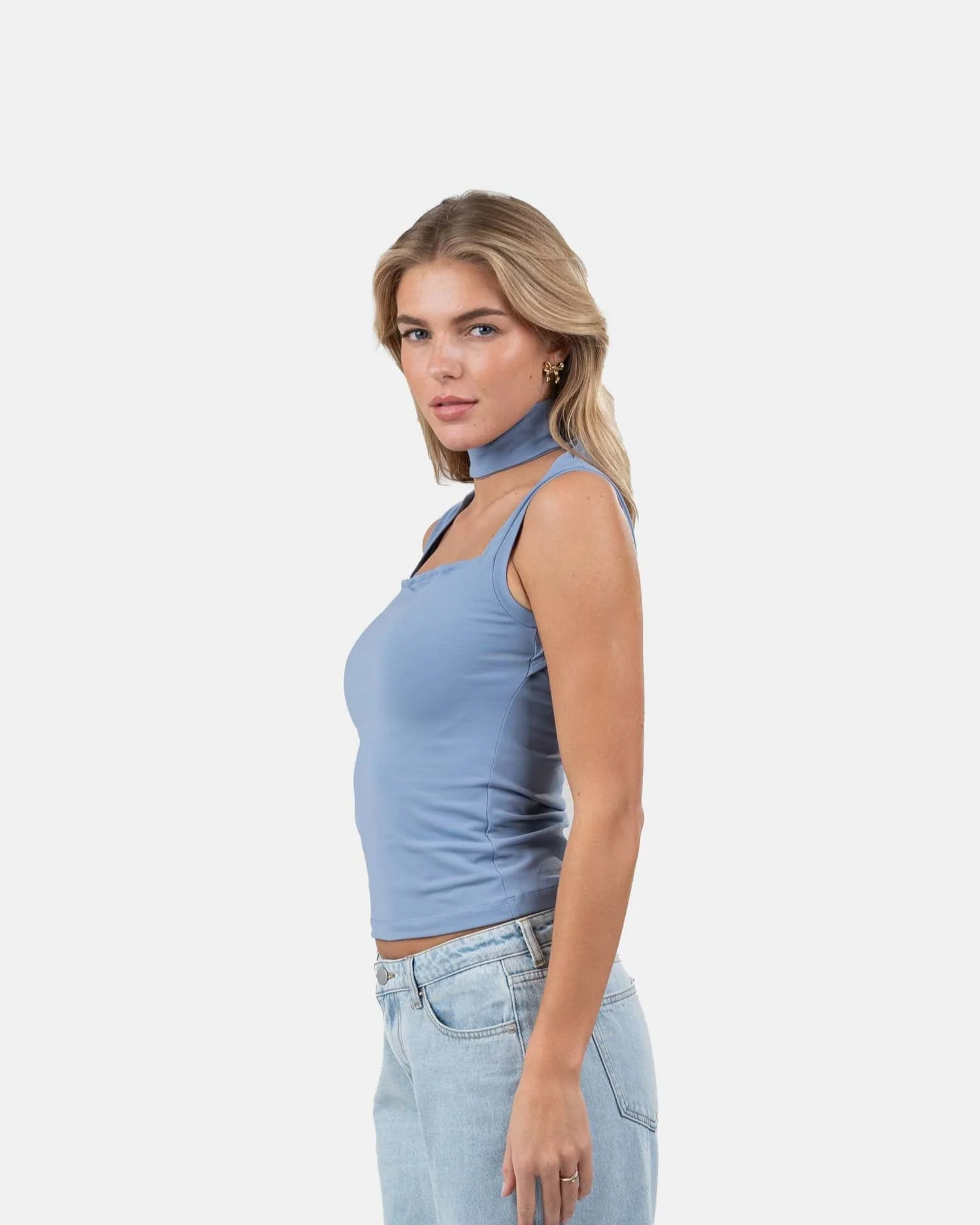 Choker Top Blue - Image 7