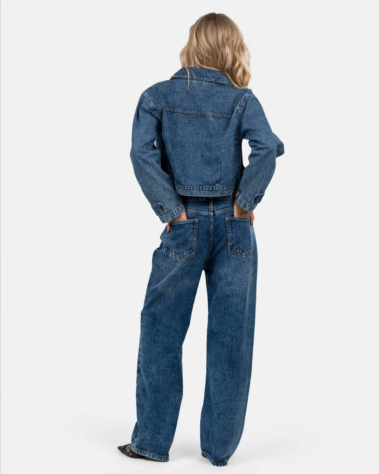 Denim Jacket Indigo - Image 6