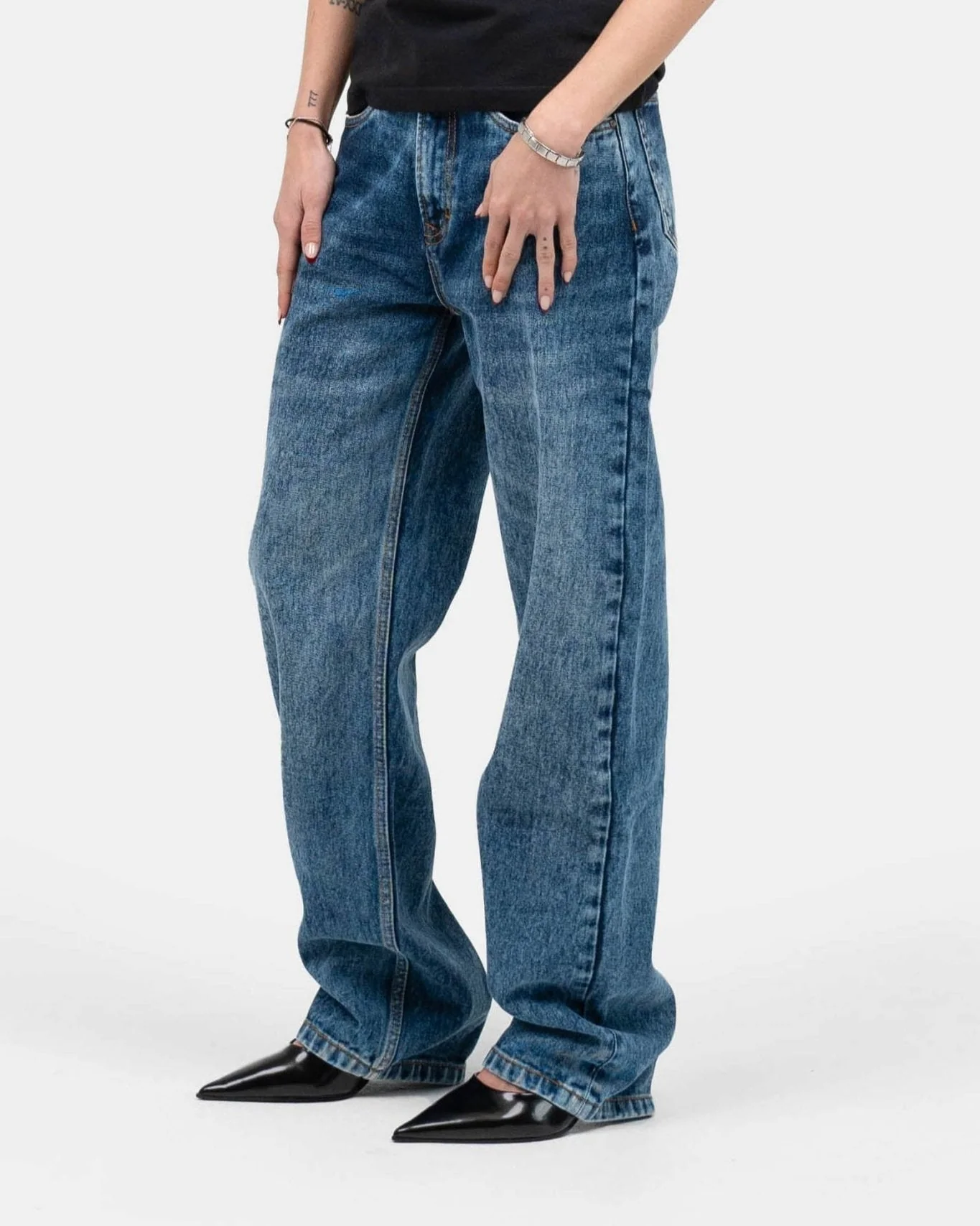 Denim jeans mid blue - Image 7
