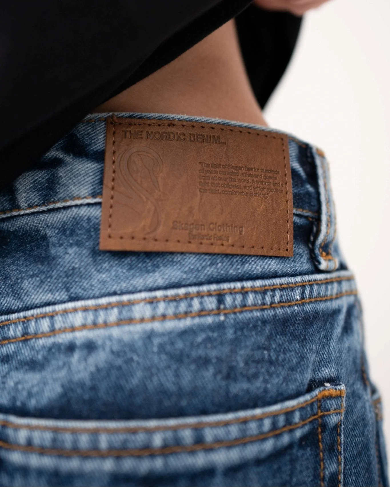 Denim jeans mid blue - Image 9