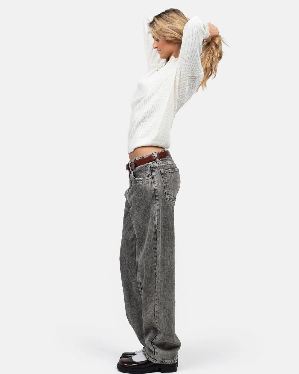 Denim Jeans Washed Gray - Image 7