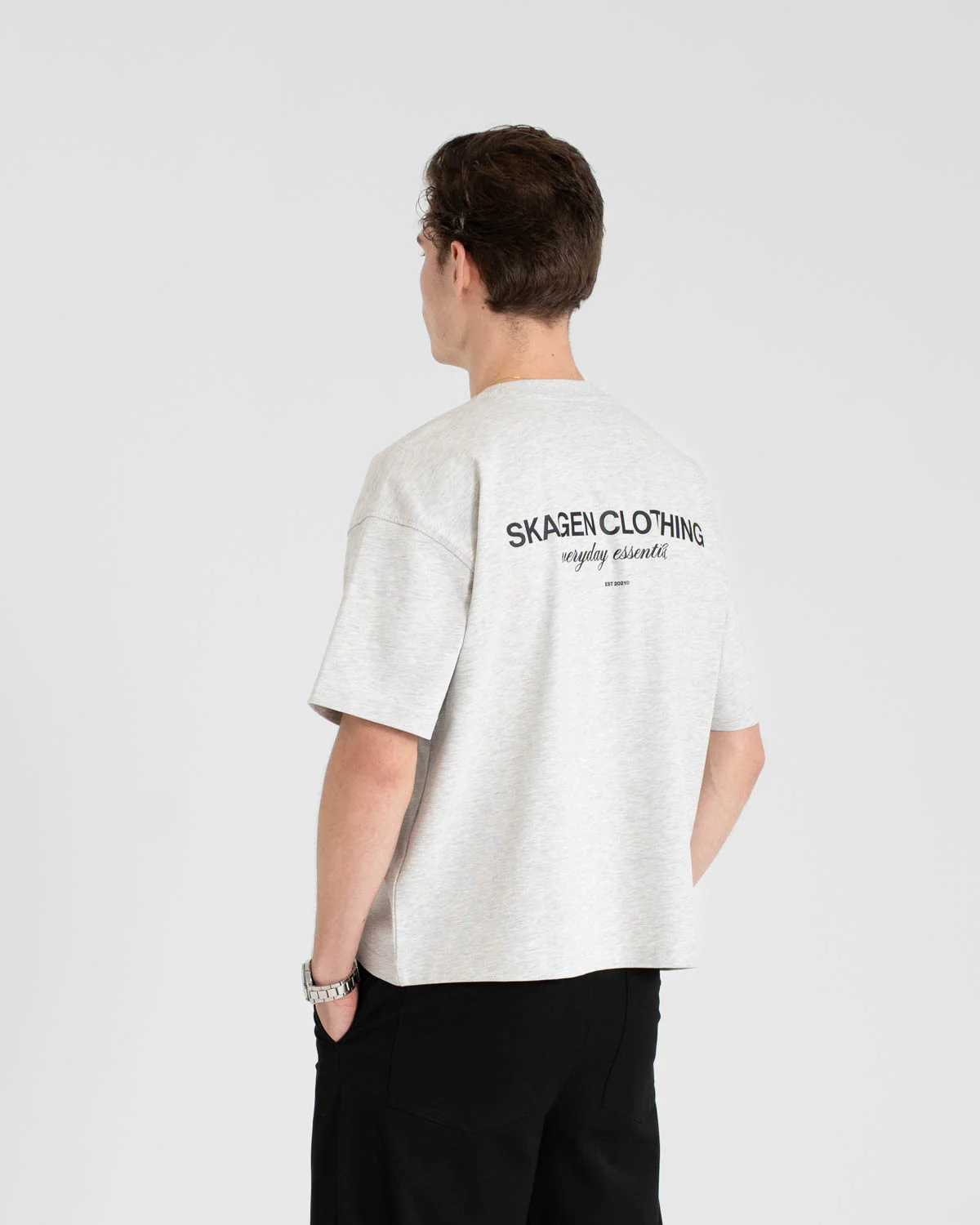 Everyday Essentials T-Shirt Grey - Image 5