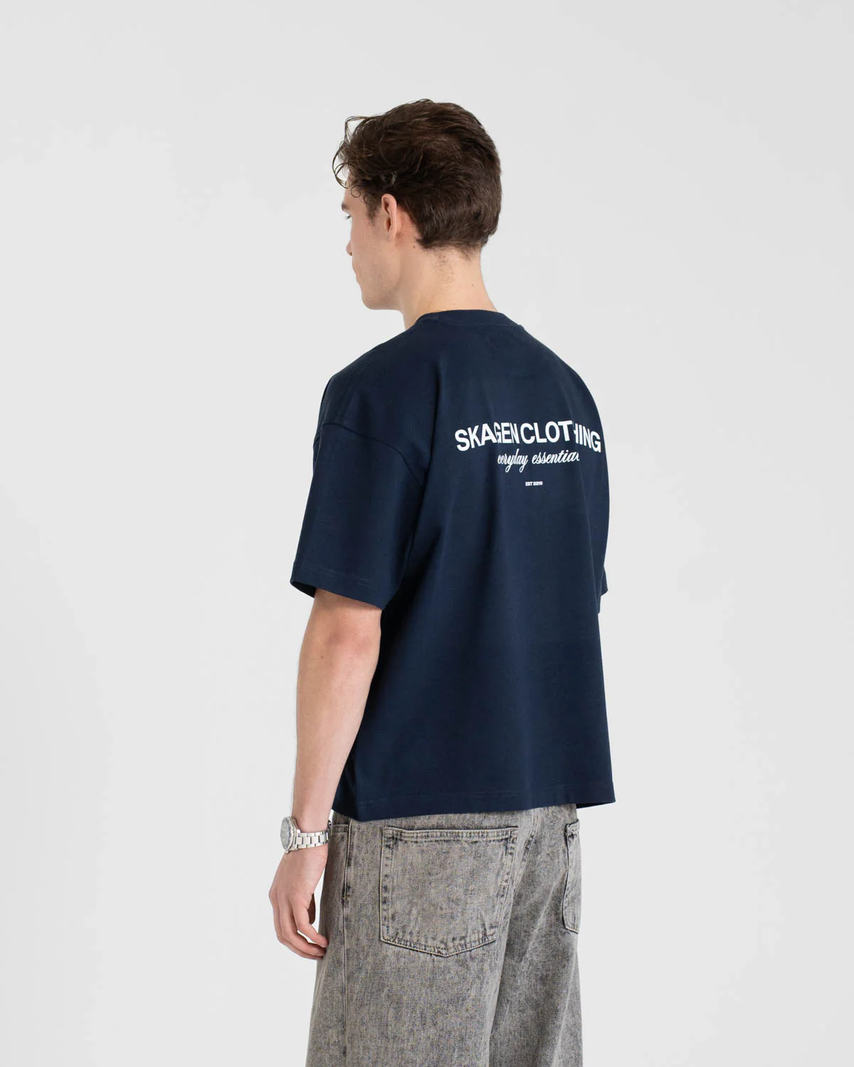 Everyday Essentials T-Shirt Navy - Image 5