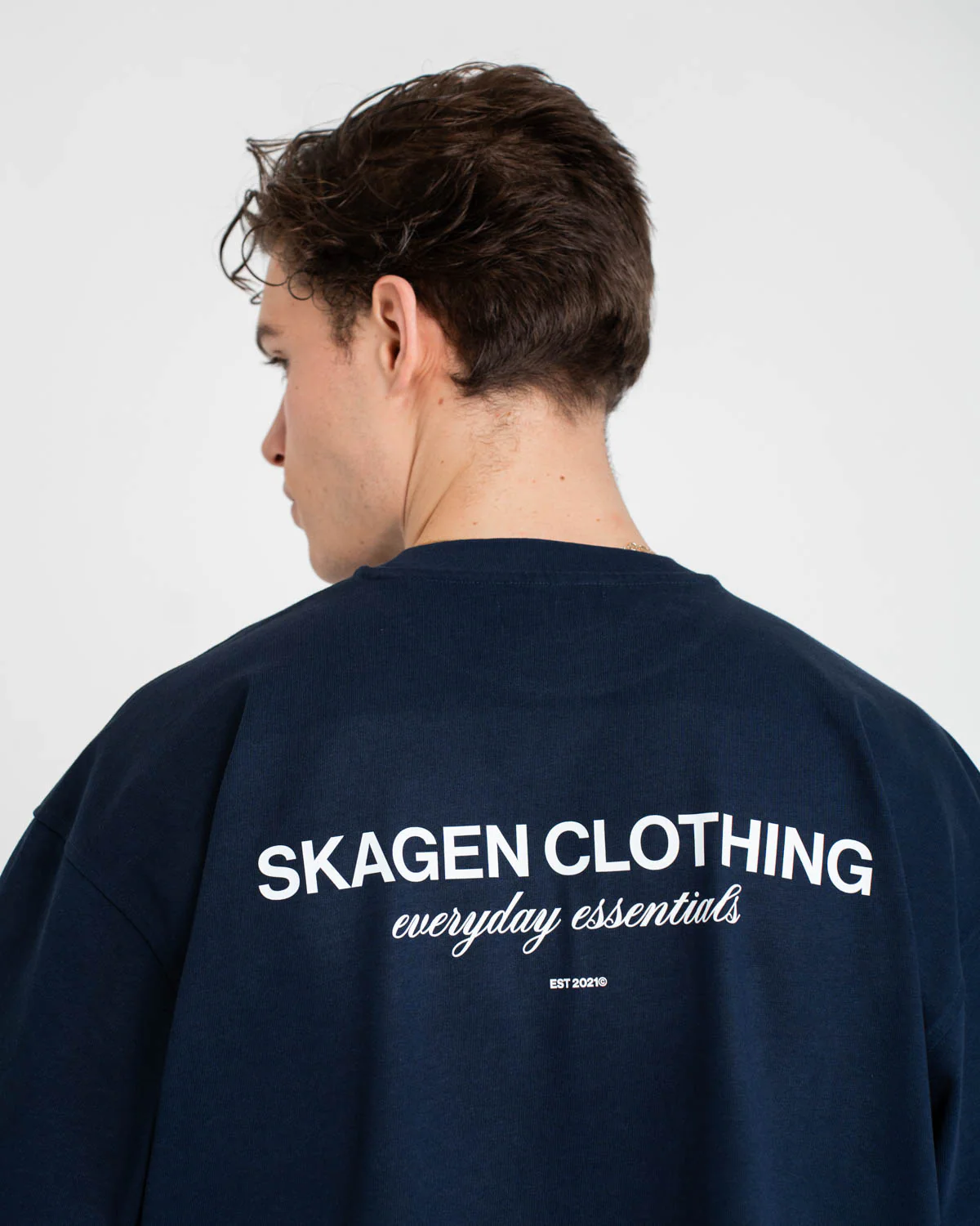 Everyday Essentials T-Shirt Navy - Image 7