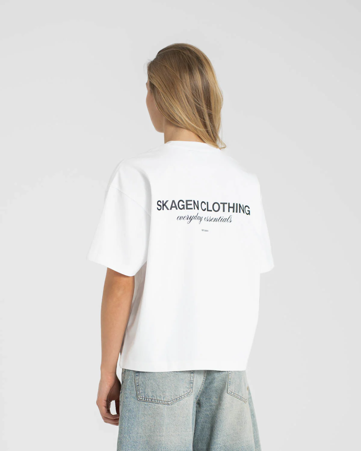 Everyday Essential T-Shirt White dame - Image 7
