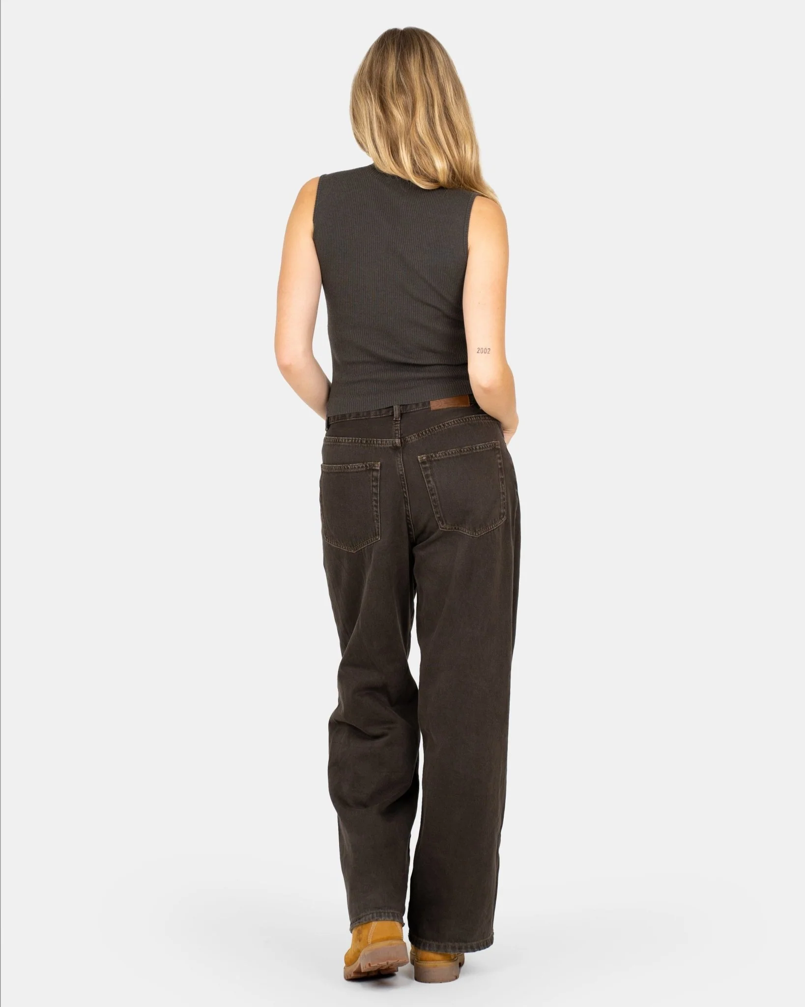 Highneck knitted top gray - Image 9
