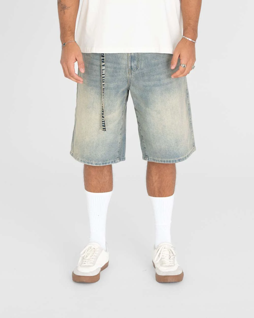 Jorts Light Blue Vintage Wash - Image 3