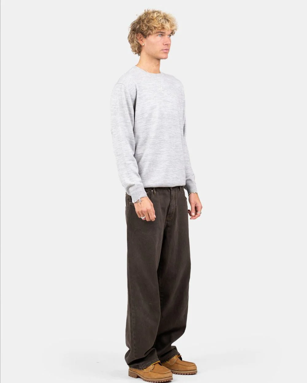 Knit sweater gray - Image 7