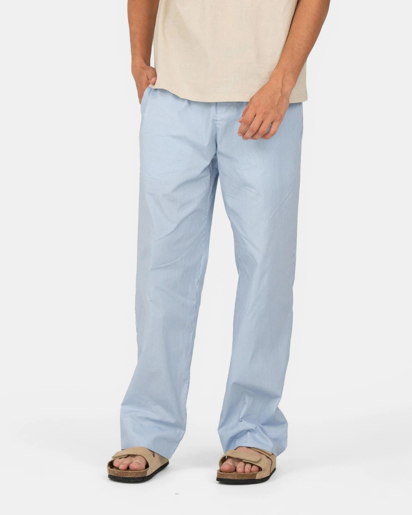 Pajama's pants blue striped - Image 3