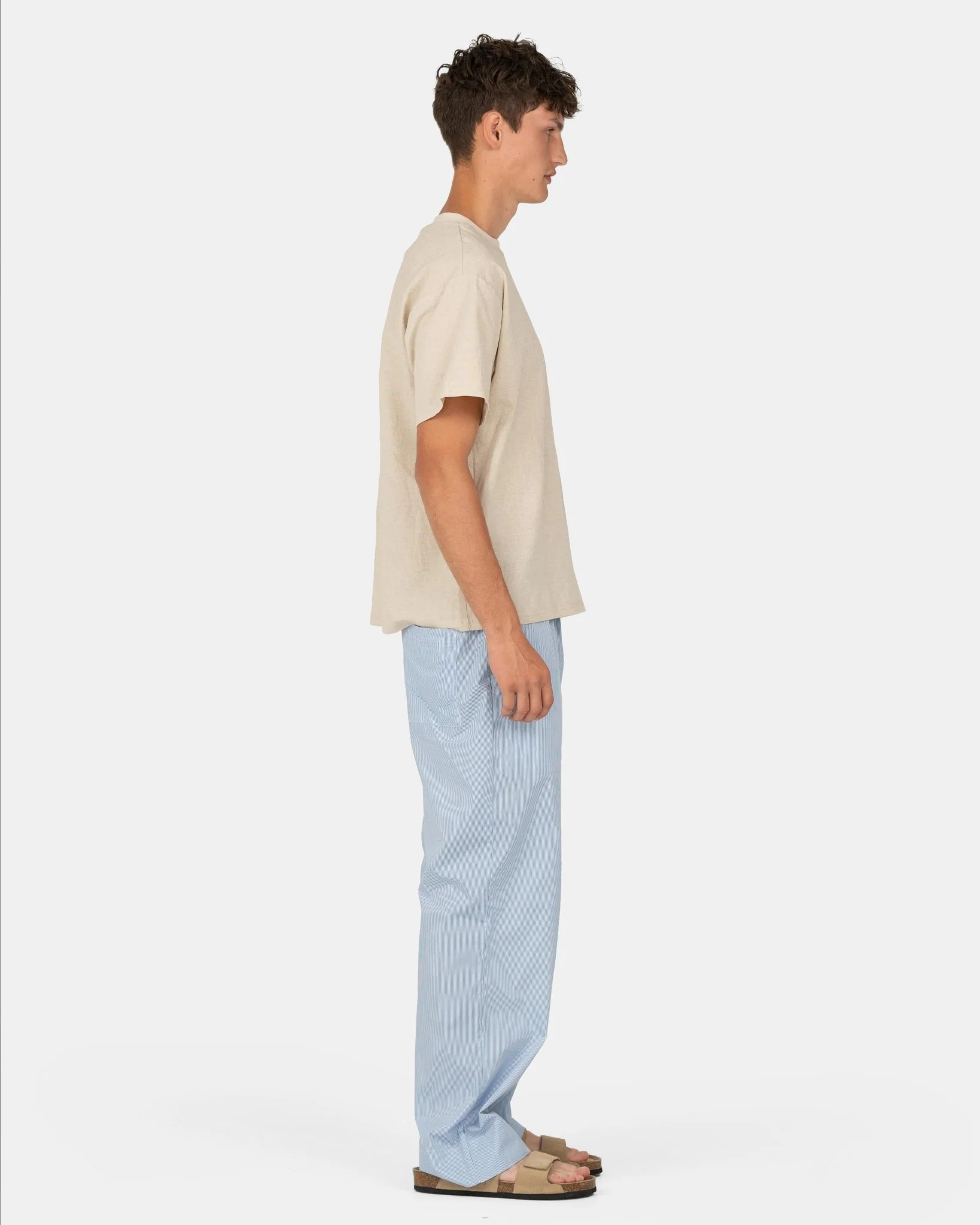 Pajama's pants blue striped - Image 8