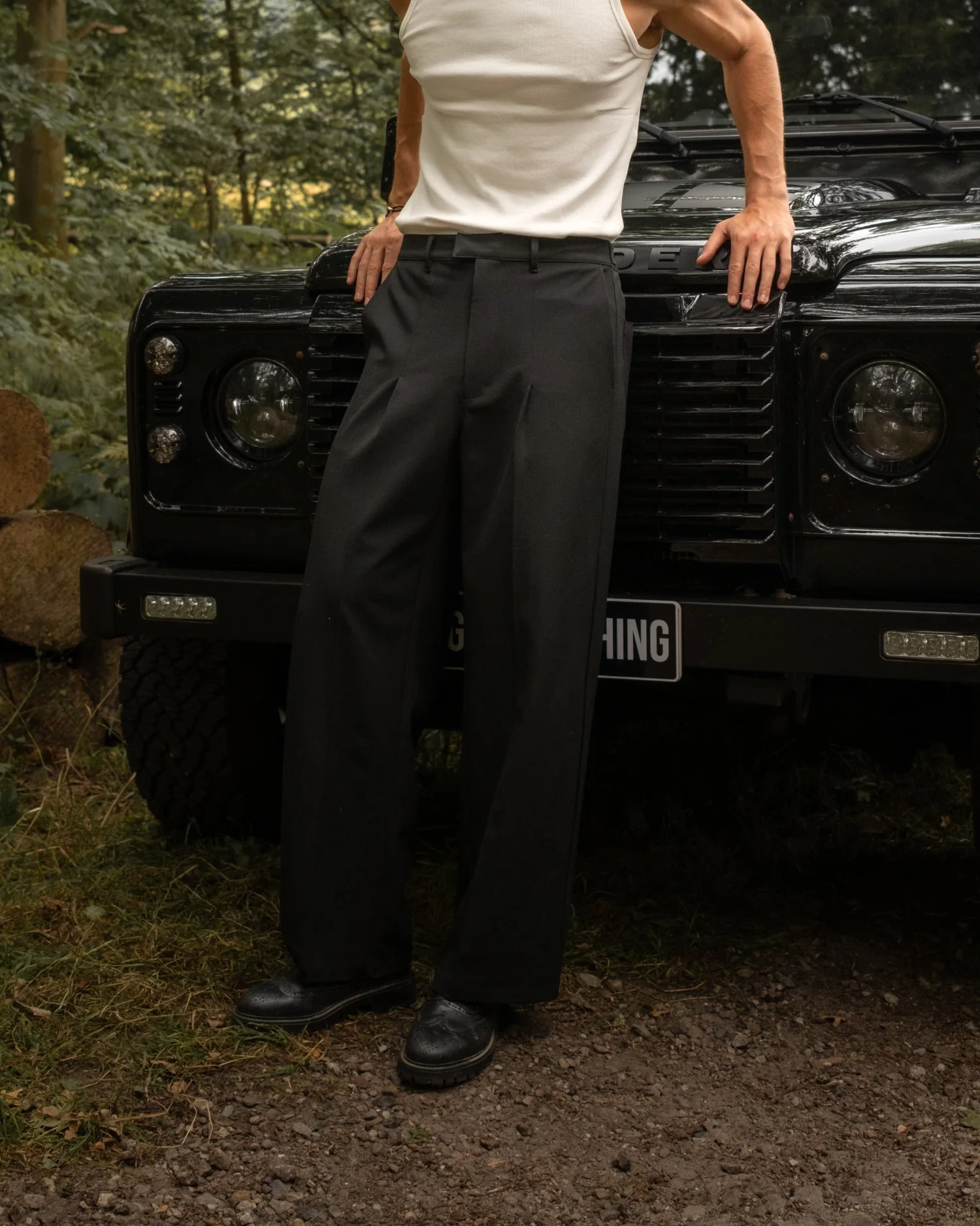 Baggy Suitpants Black - Image 7