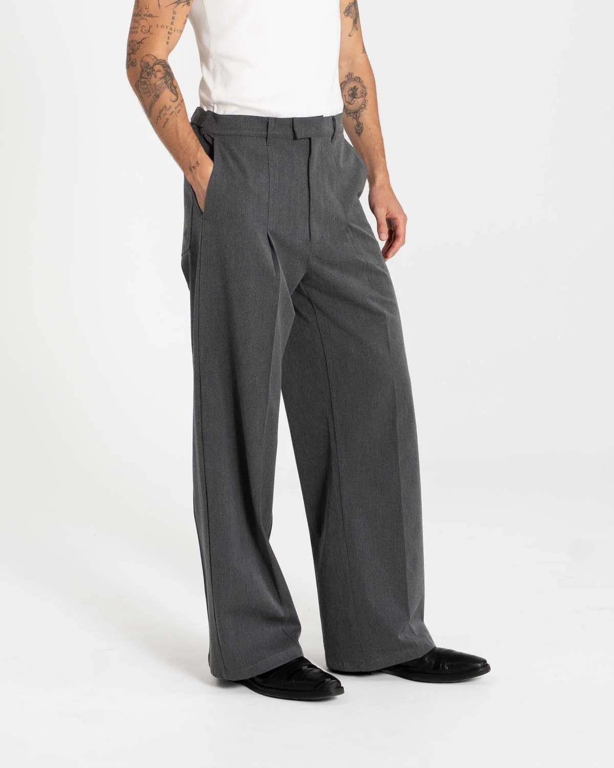 Baggy Suitpants Gray - Image 5
