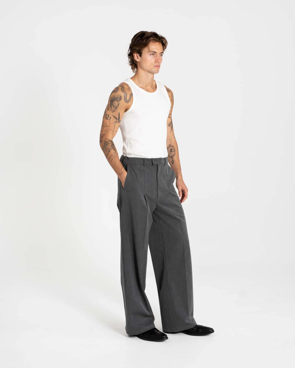 Baggy Suitpants Gray - Image 7