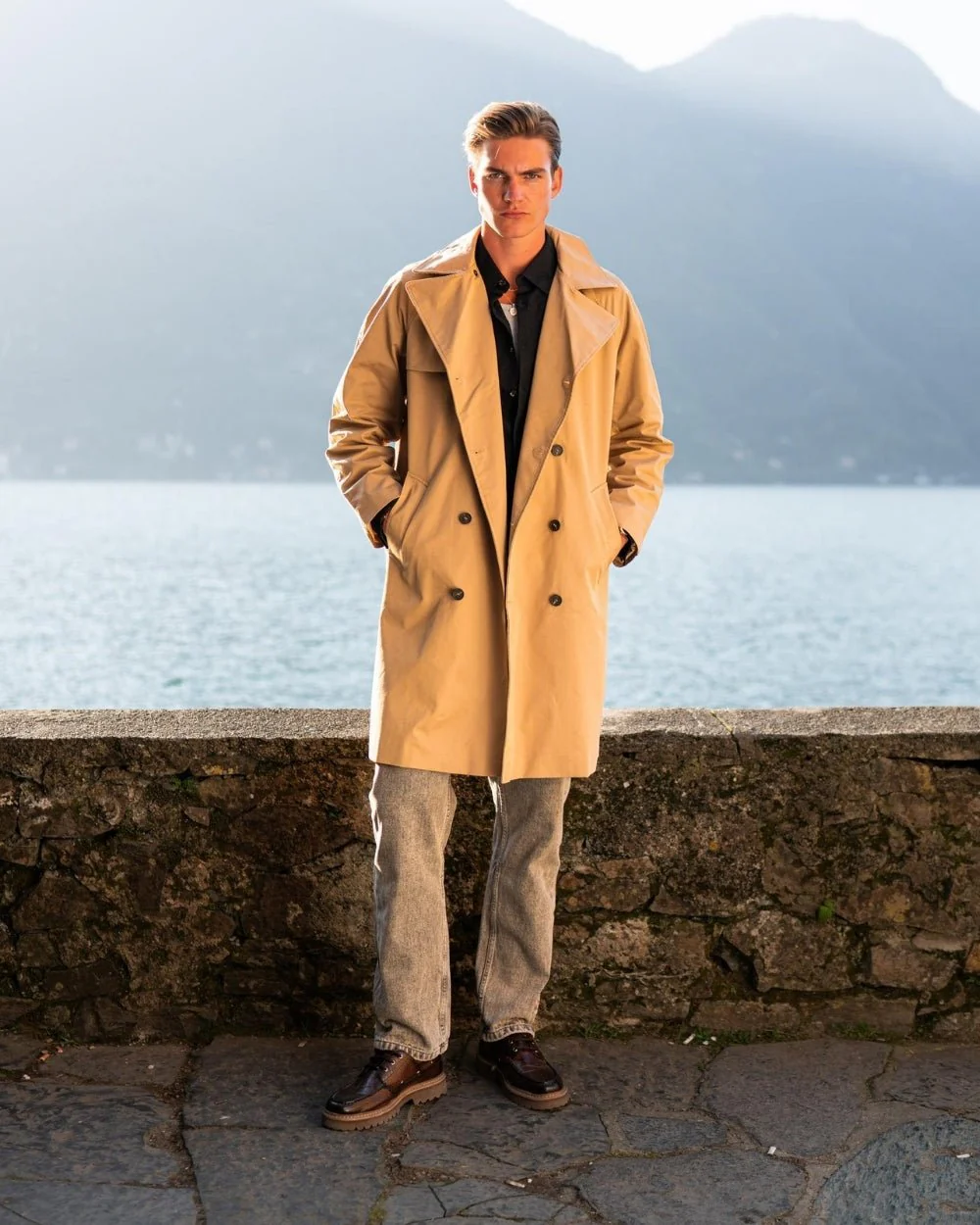 Trench coat beige - Image 3